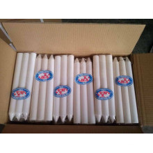 Flameless Feature and Paraffin Wax Material White Stick Candle